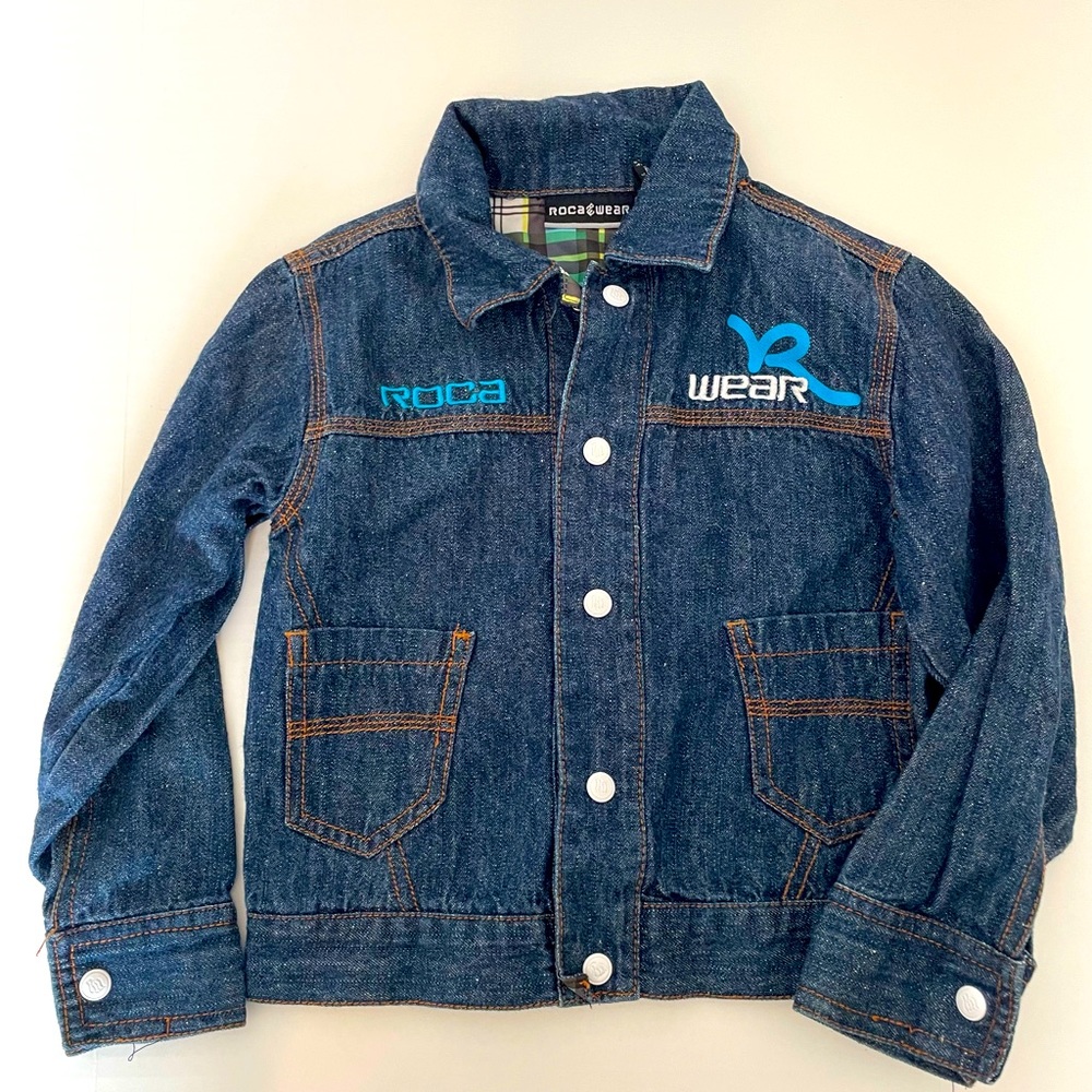 Boys Roca Wear Thin Denim Jacket 3T